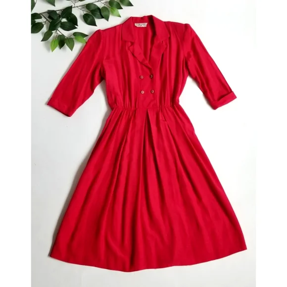 Vintage 80's Leslie Belle dress - Picture 1 of 7